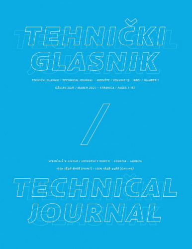 Tehnički glasnik : 15,1(2021) / glavni urednik, editor-in-chief Milan Kljajin.