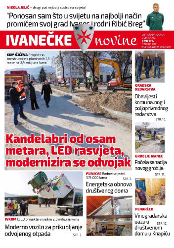 Ivanečke novine : list grada Ivanca : 14,140(2021) / glavna urednica Ljiljana Risek