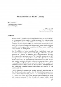 Church models for the 21st century / Stanko Jambrek.
