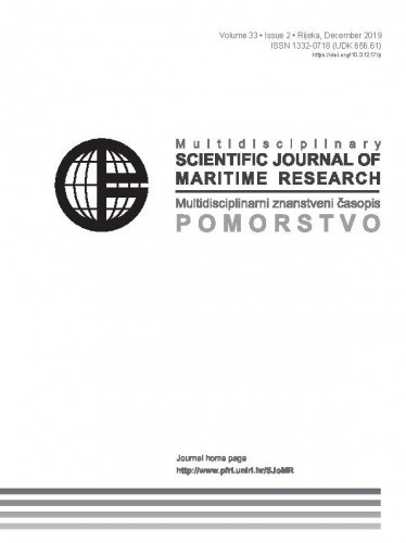 Pomorstvo : multidisciplinarni znanstveni časopis = multidisciplinary scientific journal of maritime research : 33, 2(2019) / glavni urednik Serđo Kos.