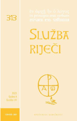 Služba riječi  : građa za obnovljenu liturgiju : 54=A,313(2023) / izvršni urednik Tomislav Filić.
