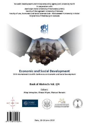 Economic and social development :  : book of abstracts : 55, 2/4 (2020) / ... International Scientific Conference