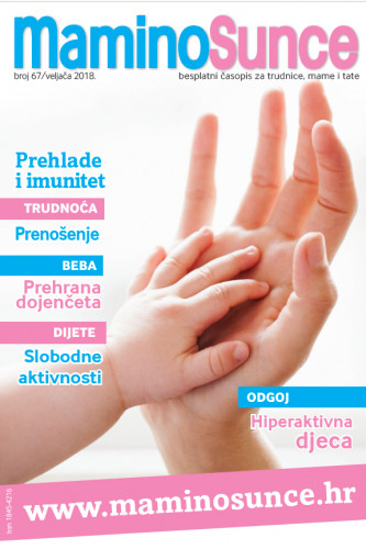 Mamino sunce  : besplatni časopis za trudnice, mame i tate / glavna urednica Andrea Hribar Livada.