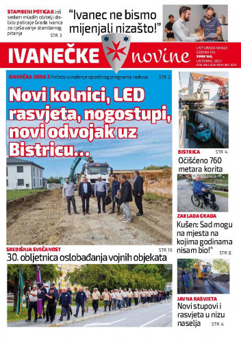 Ivanečke novine : list grada Ivanca : 14,146(2021) / glavna urednica Ljiljana Risek.