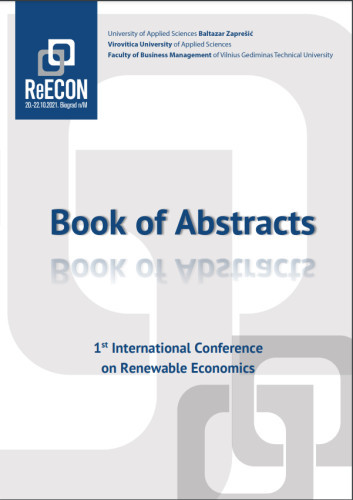 Book of abstracts  / International Conference on Renewable Economics ; Irena Bosnić, chief editor