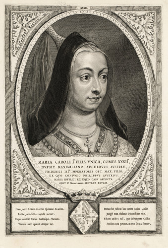 Maria Caroli Imi Filia Unica / C. [Cornelis] Vißcher ; [prema Rogieru van Bruggheu].