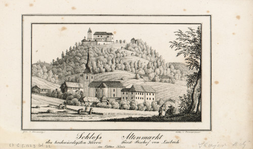 Schloss Altenmarkt / Folwarczni ; [prema crtežu Josefa Kuwassega].