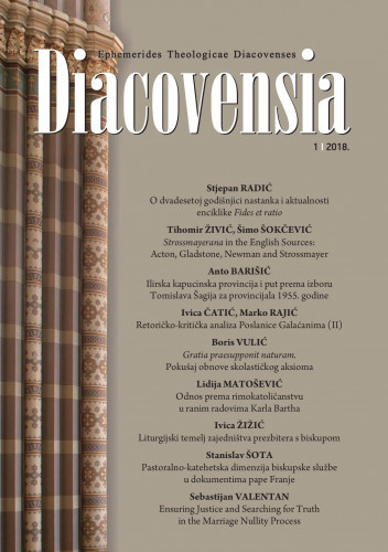 Diacovensia : teološki prilozi / glavni i odgovorni urednik, editor in chief Šimo Šokčević.