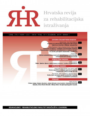 Hrvatska revija za rehabilitacijska istraživanja /