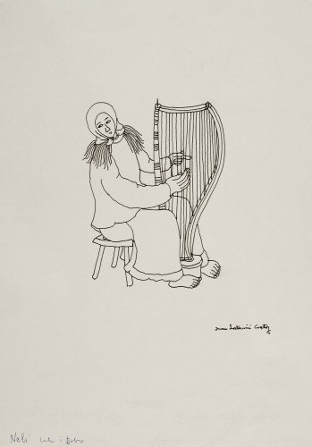 [Za harfom I] / Ivan Lacković Croata.