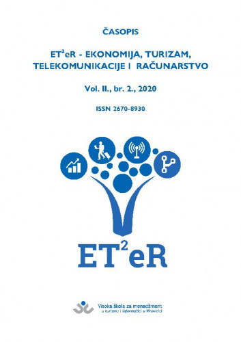 Et2er : ekonomija, turizam, telekomunikacje i računarstvo : 2,2(2020) / glavni urednik, editor in chief Oliver Jukić.