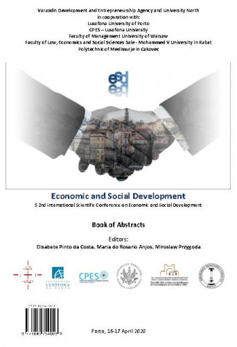 Economic and social development : book of abstracts : 52(2020) / ... International Scientific Conference