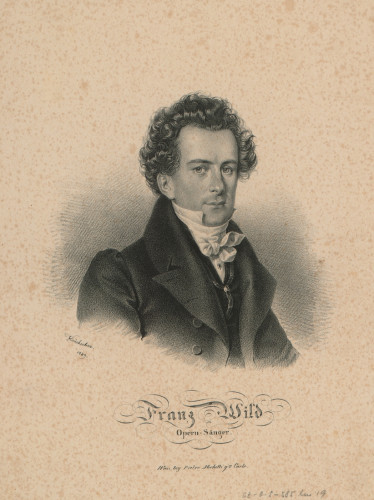 Franz Wild : Opern-Sänger  / [Josef] Kriehuber.