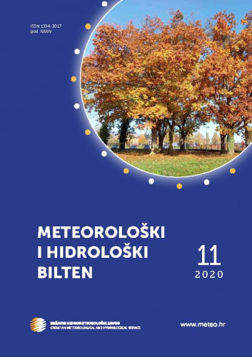 Meteorološki i hidrološki bilten : 34,11(2020) / glavna i odgovorna urednica Branka Ivančan-Picek.