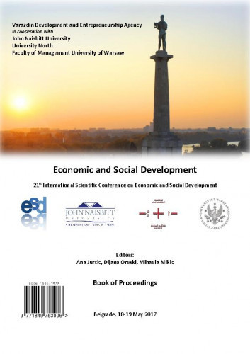 Economic and social development : book of proceedings : 21(2017) / ... International Scientific Conference on Economic and Social Development