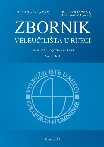 Zbornik Veleučilišta u Rijeci : 6,1(2018) /glavni i odgovorni urednik, editor-in-chief Saša Hirnig.