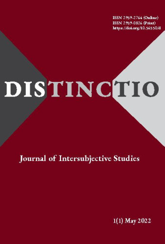 Distinctio : 1,1(2022)  journal of intersubjective studies / editor-in-chief Jure Zovko