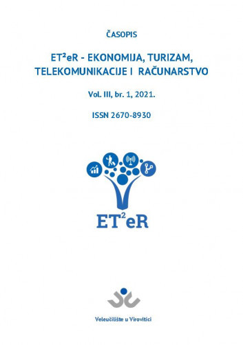 Et2er : ekonomija, turizam, telekomunikacje i računarstvo : 3,1(2021) / glavni urednik, editor in chief Oliver Jukić.