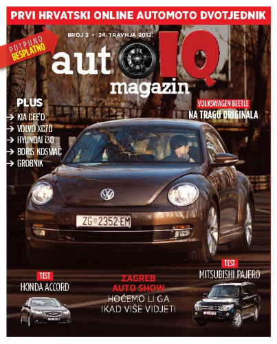 Autoiq magazin : prvi hrvatski online automoto dvotjednik : 2(2012) / glavni i odgovorni urednik Darijan Kosić.