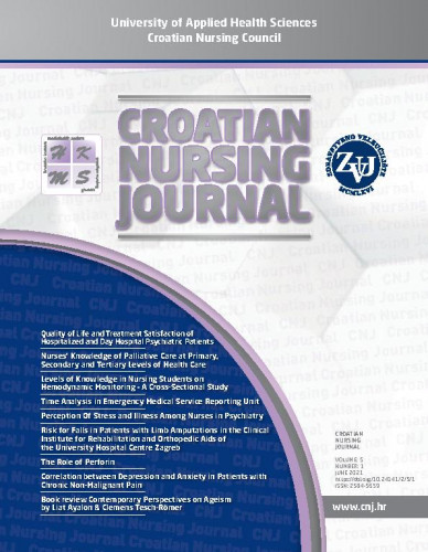 Croatian nursing journal : 5,1(2021) / glavna urednica, editor in chief Snježana Čukljek.
