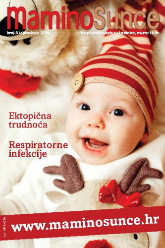 Mamino sunce: besplatni časopis za trudnice, mame i tate : 81(2020) / glavna urednica Andrea Hribar Livada.