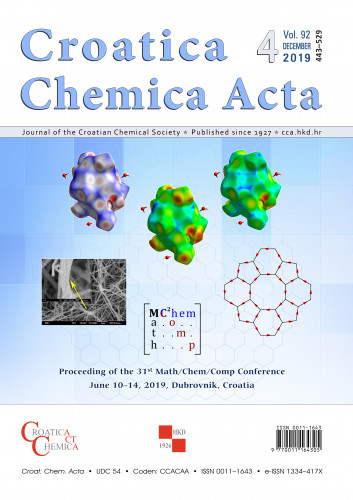 Croatica chemica acta :  92,4(2019) / editor-in-chief Olga Kronja.