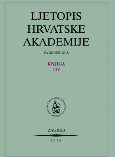 Ljetopis Hrvatske akademije znanosti i umjetnosti za godinu ... :  119(2015)  / urednik Pavao Rudan.