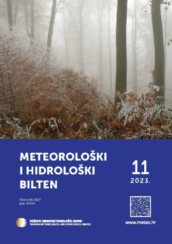Meteorološki i hidrološki bilten : 37,11(2023)  / glavna i odgovorna urednica Branka Ivančan-Picek.