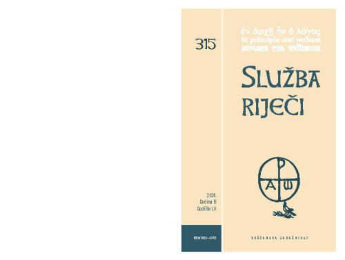 Služba riječi  : građa za obnovljenu liturgiju : 55=B,315(2024) / izvršni urednik Tomislav Filić.