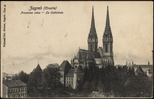 Zagreb (Croatie)   : Prvostolna crkva = La Cathédrale.