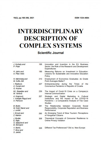 Interdisciplinary description of complex systems / Josip Stepanić editor-in-chief.