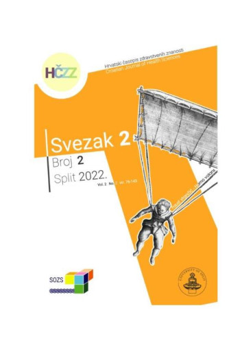Hrvatski časopis zdravstvenih znanosti =  : Croatian journal of health science : 2,2(2022) / glavni uredni Vjekoslav Krželj.