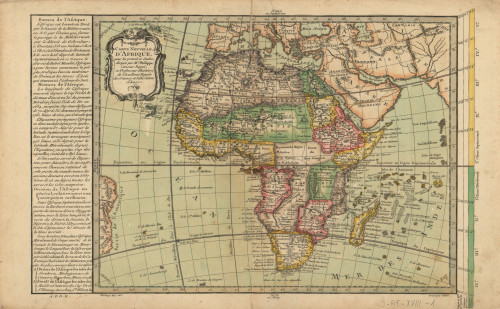 Carte nouvelle d'Afrique pour les premières études  / dirigée par Philippe ; gravé par Vallet