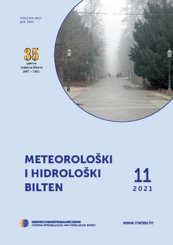 Meteorološki i hidrološki bilten : 35,11(2021) / glavna i odgovorna urednica Branka Ivančan-Picek.