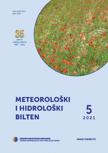Meteorološki i hidrološki bilten : 35,5(2021) / glavna i odgovorna urednica Branka Ivančan-Picek.