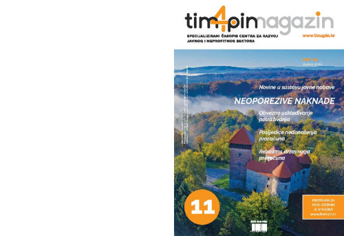 Tim4pin magazin  : specijalizirani časopis Centra za razvoj javnog i neprofitnog sektora : 11(2022) / glavni urednik Davor Vašiček.