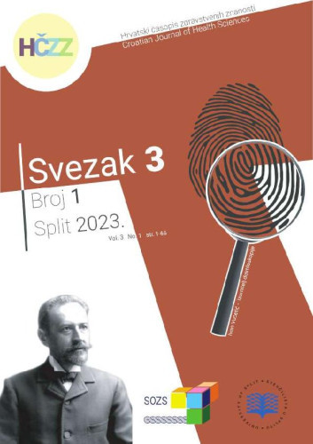 Hrvatski časopis zdravstvenih znanosti =  : Croatian journal of health science : 3,1(2023) / glavni uredni Vjekoslav Krželj.