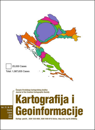 Kartografija i geoinformacije  : časopis Hrvatskoga kartografskog društva = journal of the Croatian Geographic Society : 21,37(2022) / editor in chief Miljenko Lapaine.