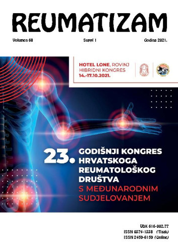 Reumatizam  : glasilo Hrvatskoga reumatološkog društva HLZ-a : 68, Suppl 1(2021) / glavni urednik Simeon Grazio