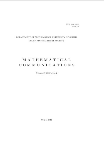 Mathematical communications /  editor-in-chief Ivan Matić