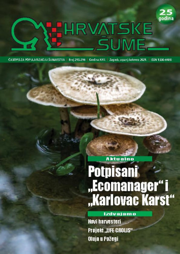 Hrvatske šume : časopis za popularizaciju šumarstva : 24,295/296(2021) / glavni urednik Goran Vincenc.