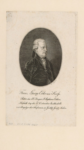 Franz Georg Edler von Keess   / Joh : Boehm [Johann Böhm].