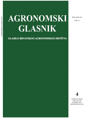 Agronomski glasnik : glasilo Hrvatskog agronomskog društva / glavni i odgovorni urednik, editor-in-chief Ivo Miljković.