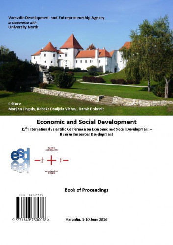 Economic and social development : book of proceedings : 15(2016) / ... International Scientific Conference on Economic and Social Development