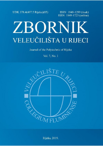 Zbornik Veleučilišta u Rijeci : 7,1(2019) / glavni i odgovorni urednik, editor-in-chief Saša Hirnig.