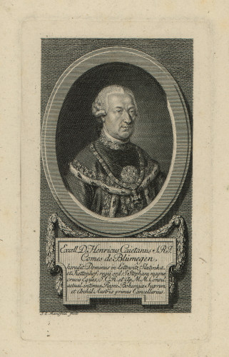 Excell. D. Henricus Caietanus Comes de Blümegen / J. [Johann] E. [Ernst] Mansfeld.