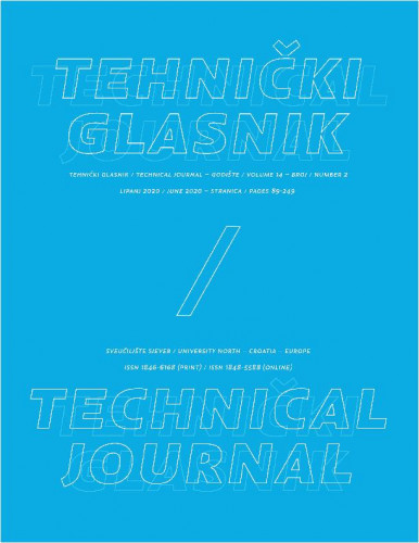 Tehnički glasnik : 14,2(2020) / glavni urednik, editor-in-chief Milan Kljajin.