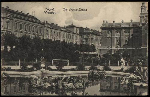 Zagreb (Croatie)   : Trg Franje Josipa.