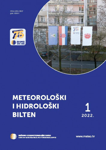 Meteorološki i hidrološki bilten : 36,1(2022) / glavna i odgovorna urednica Branka Ivančan-Picek.