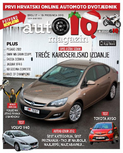 Autoiq magazin : prvi hrvatski online automoto dvotjednik : 17(2012) / glavni i odgovorni urednik Darijan Kosić.